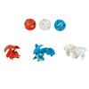 Bakugan Evolutions Starter Pack 3-Pack Action Figure, Sairus Ultra with Colossus and Sectanoid