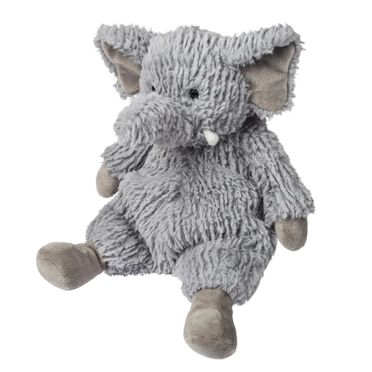 Mary Meyer Snuggables Elephant 14-inch ultra-soft floppy stuffed animal in grey.