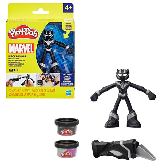Play-Doh Marvel Hero Adventure Playset, Black Panther with Cutting Claws