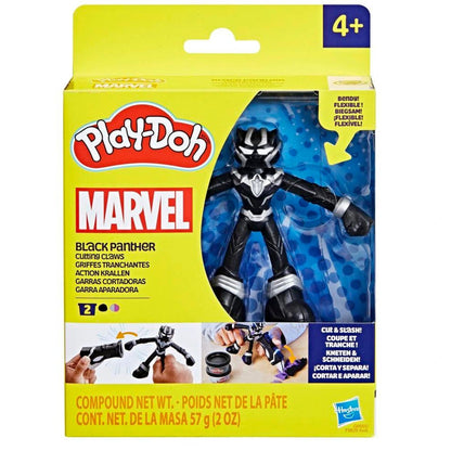 Play-Doh Marvel Hero Adventure Playset, Black Panther with Cutting Claws