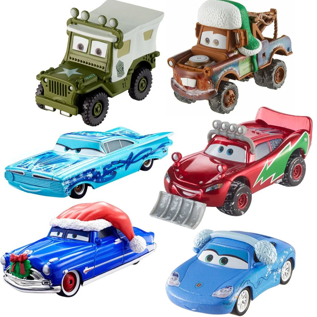 Disney Pixar Cars Wintertime Cruisers Scale 1:55 Die-Cast Car Vehicle, Mater