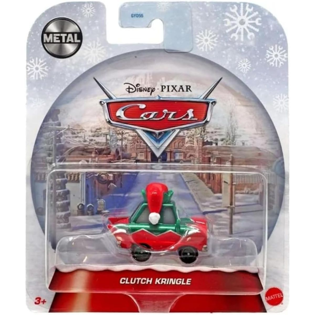 Disney Pixar Cars Wintertime Cruisers Scale 1:55 Die-Cast Car Vehicle, Clutch Kringle