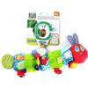 World of Eric Carle, The Very Hungry Caterpillar 11 Inch Activity Plush Toy, Caterpillar