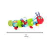 World of Eric Carle, The Very Hungry Caterpillar 11 Inch Activity Plush Toy, Caterpillar