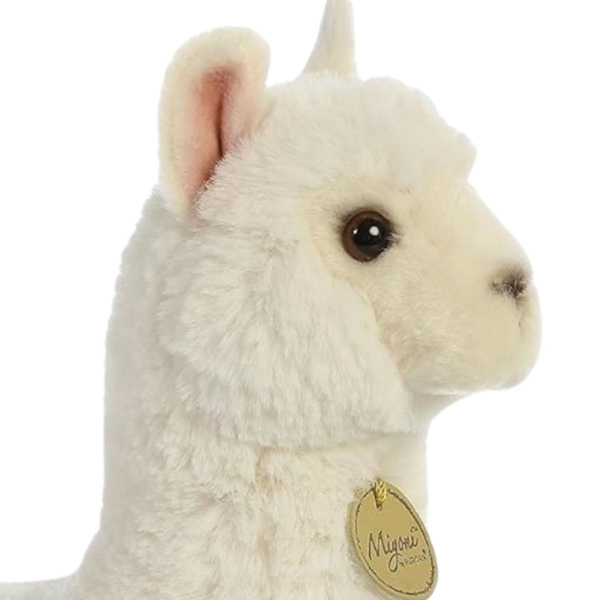 Aurora® Miyoni® White Alpaca 11" Inch Stuffed Animal Toy