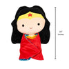 DC Comics Wonder Woman with Swaddle Cape 10 Inch Collectible Plush Stuffed Animal Toy