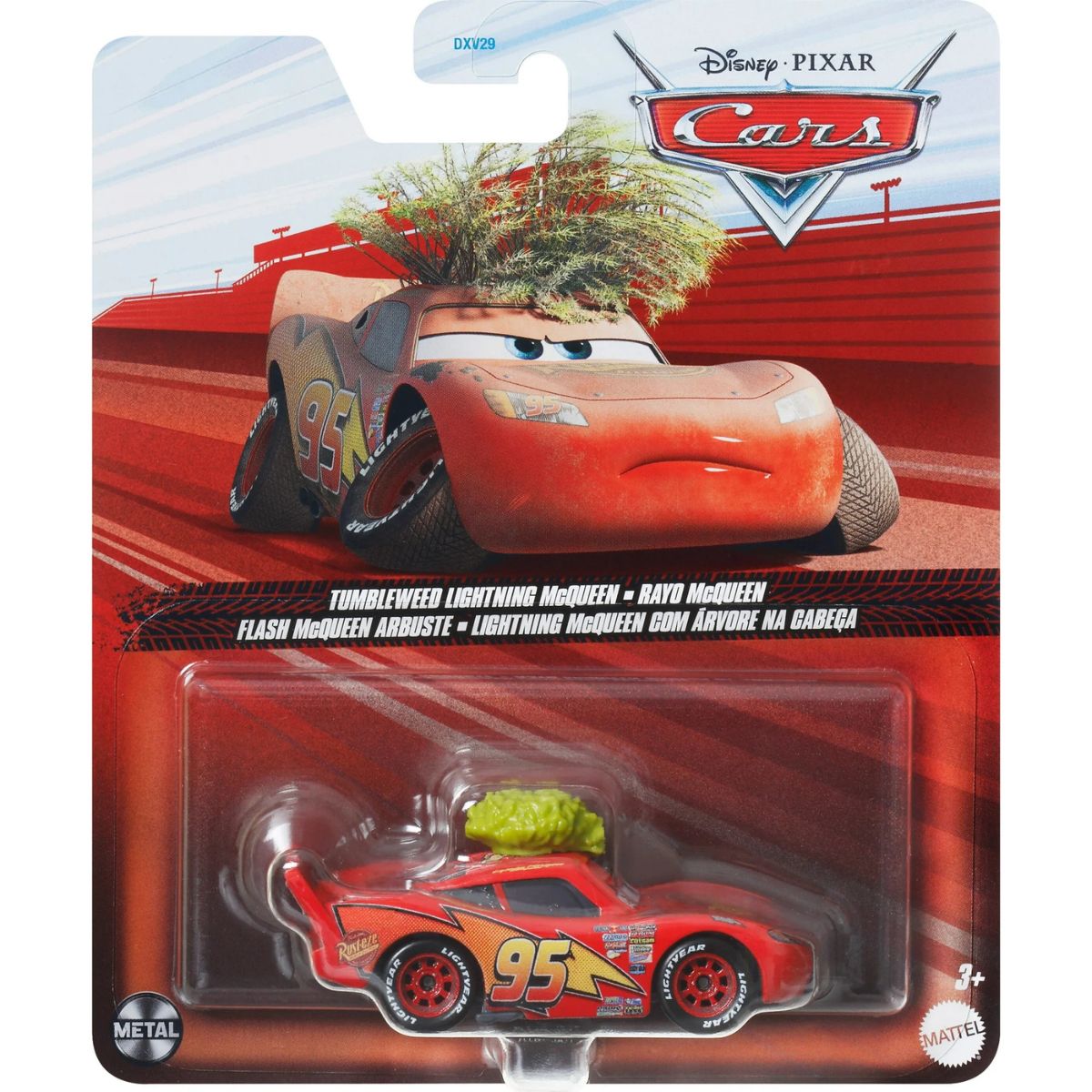 Disney Pixar Cars Character Tumbleweed Lightning McQueen 1:55 Scale Die-Cast Vehicle Car