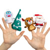 Rudolph The Red-Nosed Reindeer 5 Piece Finger Puppet Plush Playset Toy