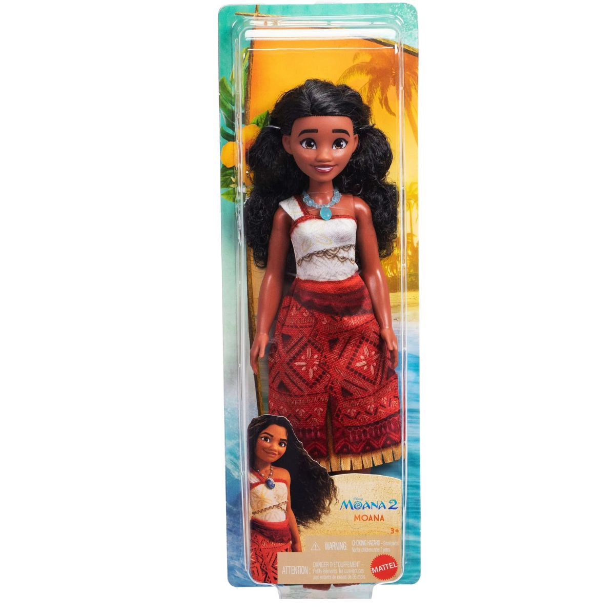 Mattel Disney Moana 2 Fashion 10" Inch Doll, Moana