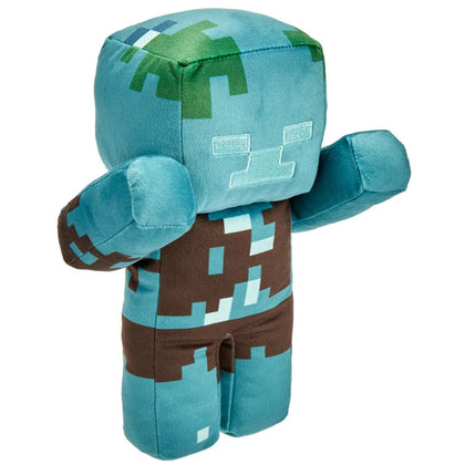 Minecraft Plush Dolls 9-in Plush Doll, Drowned Zombie