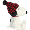 Aurora® Peanuts Winter Plaid Snoopy 11 Inch Stuffed Animal Toy