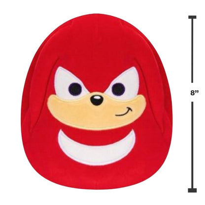 Squishmallows Official Kellytoy 8" Sonic the Hedgehog Plush Toy, Knuckles