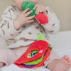 World of Eric Carle, The Very Hungry Caterpillar 4 Inch Activity On the Go Apple and Caterpillar Plush Toy