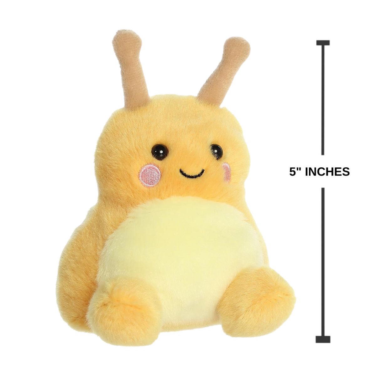 Aurora® Palm Pals™ Emily Banana Slug™ 5 Inch Stuffed Animal Toy #1-429 Critters
