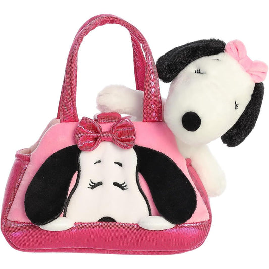 Aurora® Fancy Pals™ Peanuts Snoopy 8 Inch Stuffed Animal with Purse Carrier, Belle