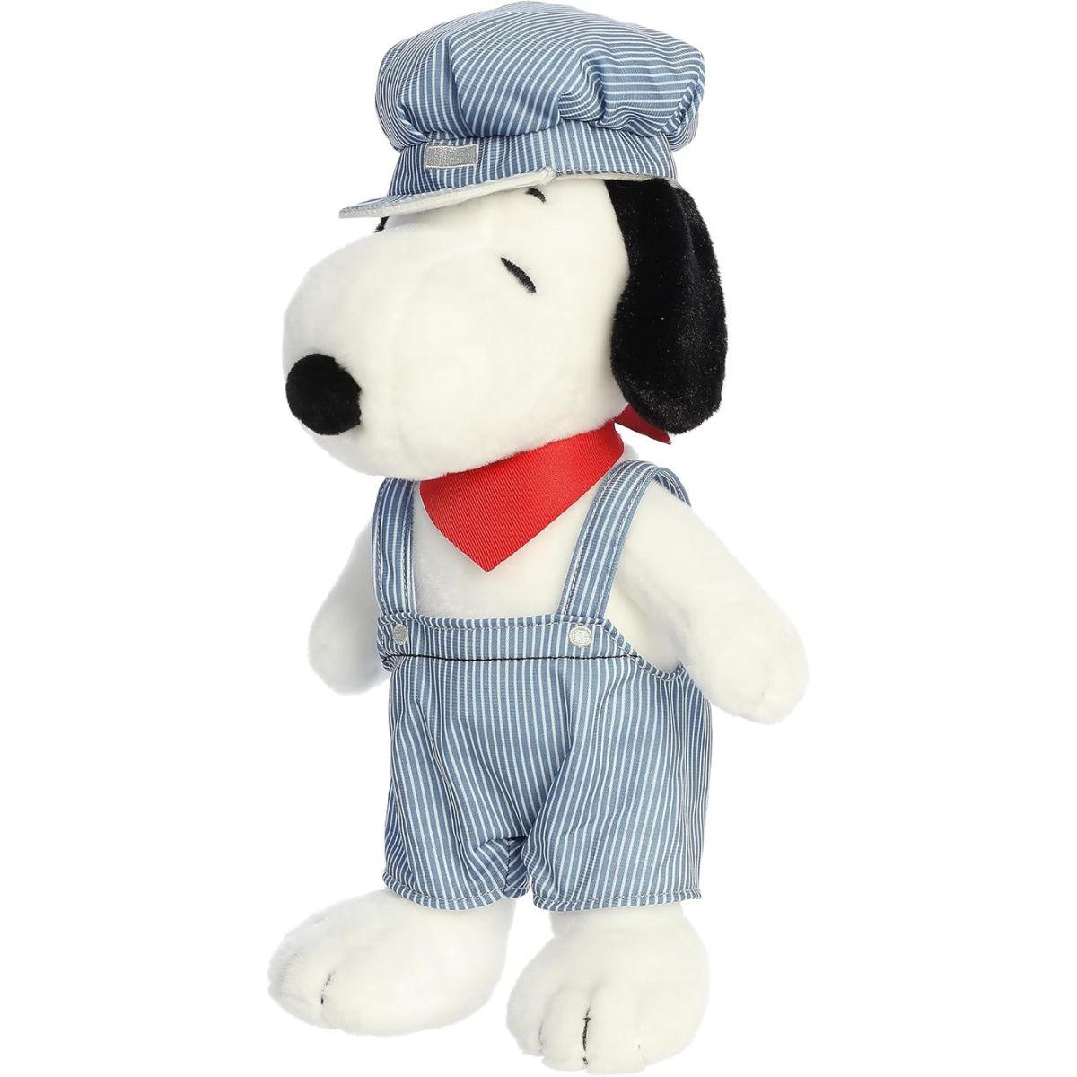 Aurora® Peanuts Train Engineer Snoopy 14 Inch Stuffed Animal Plush Toy