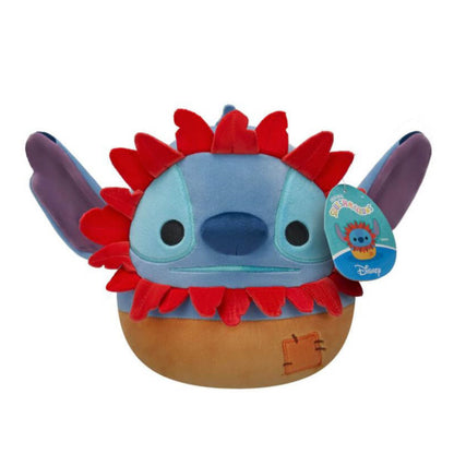 Squishmallows Official 8-Inch Disney Stitch, The Lion King Simba Costume Plush Toy