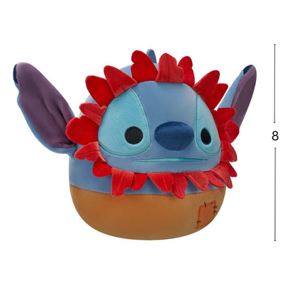 Squishmallows Official 8-Inch Disney Stitch, The Lion King Simba Costume Plush Toy