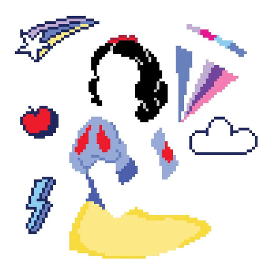 DIAMOND DOTZ, DOTZ Box Disney Snow White POW-ER Diamond Art Painting Kit 11" X 11"