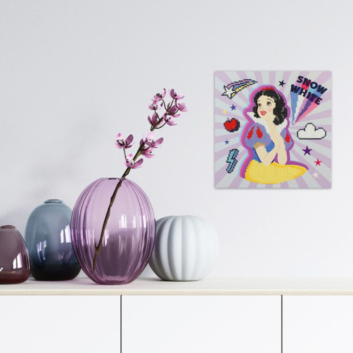 DIAMOND DOTZ, DOTZ Box Disney Snow White POW-ER Diamond Art Painting Kit 11" X 11"