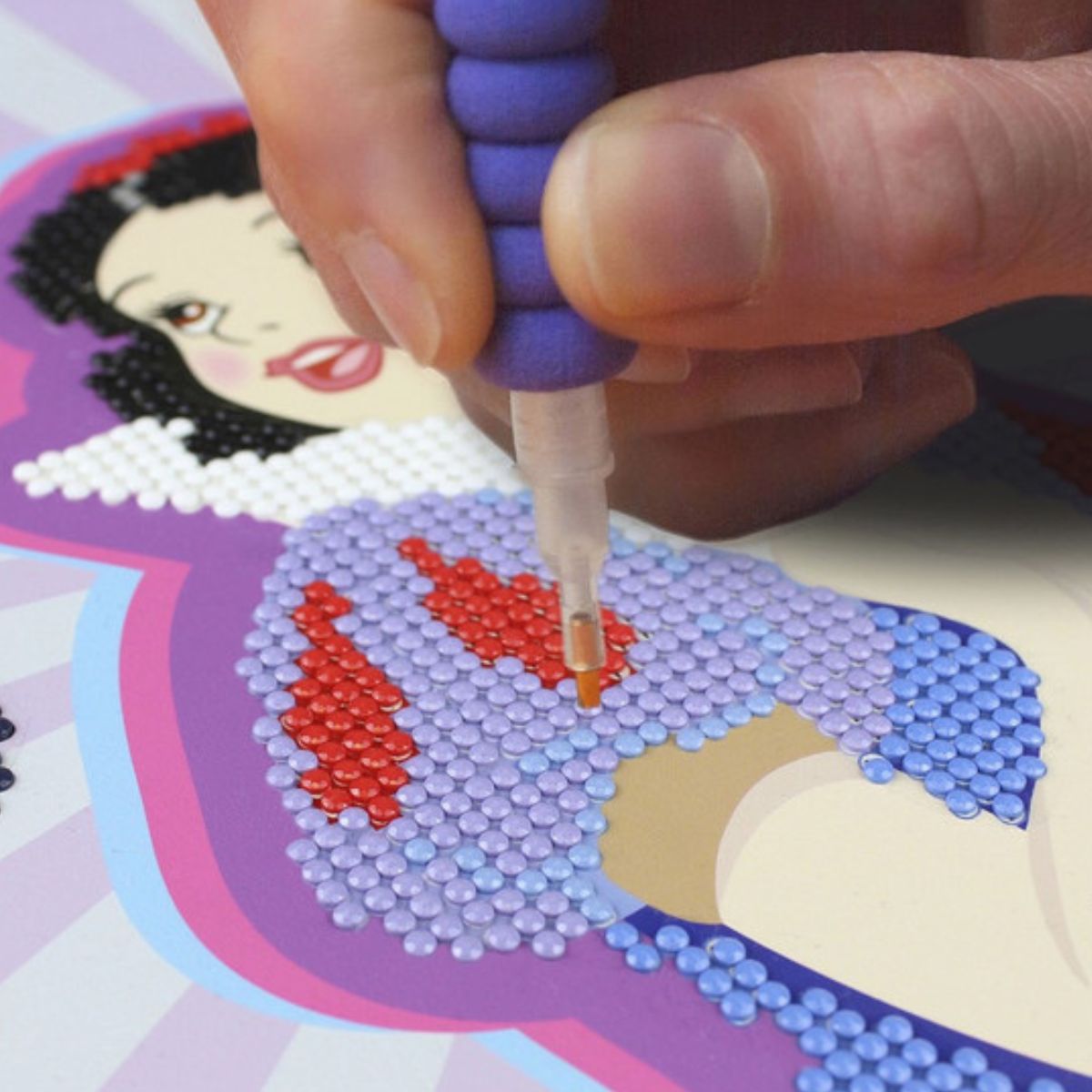 DIAMOND DOTZ, DOTZ Box Disney Snow White POW-ER Diamond Art Painting Kit 11" X 11"