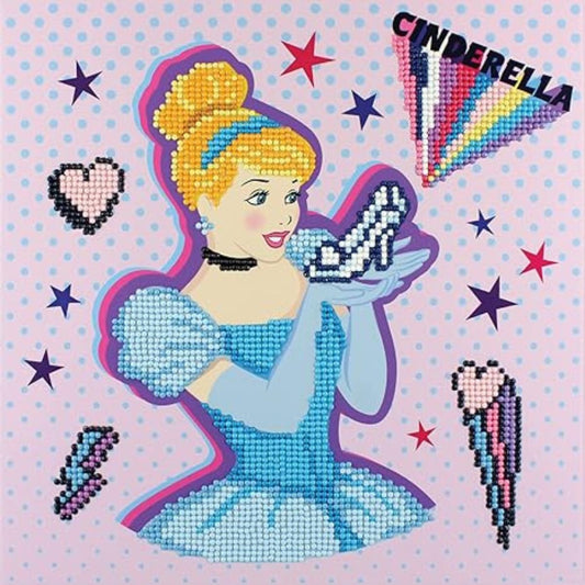 DIAMOND DOTZ, DOTZ Box Disney Cinderella POW-ER Diamond Art Painting Kit 11" X 11"