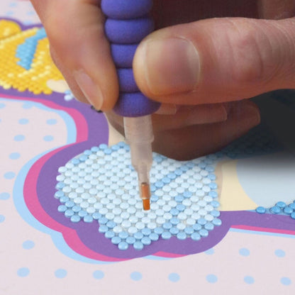 DIAMOND DOTZ, DOTZ Box Disney Cinderella POW-ER Diamond Art Painting Kit 11" X 11"