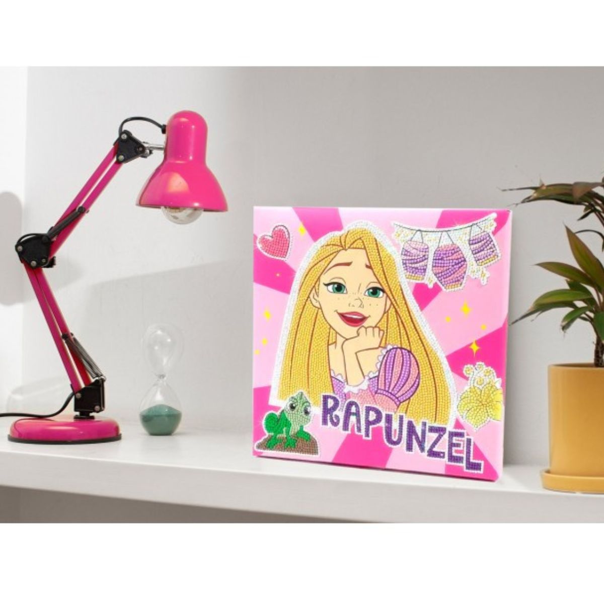 DIAMOND DOTZ, DOTZ Box Disney Tangled, Rapunzel Diamond Art Painting Kit 11" X 11"