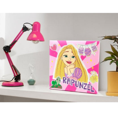 DIAMOND DOTZ, DOTZ Box Disney Tangled, Rapunzel Diamond Art Painting Kit 11" X 11"