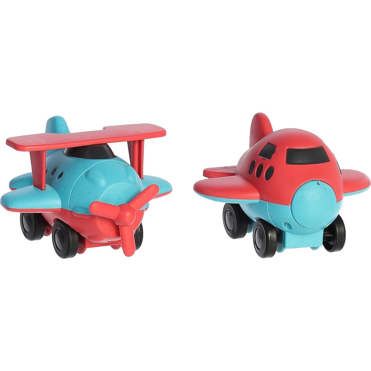 Aurora® Toys Wheatley™ Mini Planes 4" Inch Plane Toy Set, Blue & Red Airplane