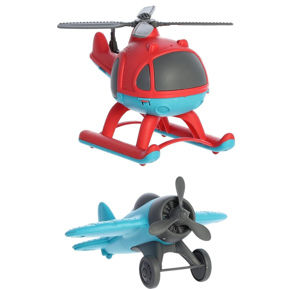 Aurora® Toys Wheatley™ 10" Inch Mini Plane & Helicopter Toy Set