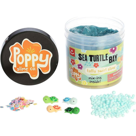 Aurora Toys Poppy Slime Co. Sea Turtle Bay Taffy Swirl Slime