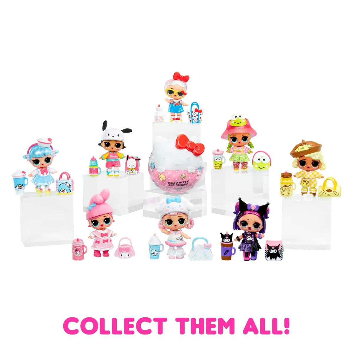LOL Surprise Loves Hello Kitty and Friends Limited Edition Doll, 7 Surprises, 1 Random Doll