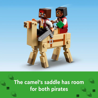 LEGO® Minecraft The Pirate Ship Voyage Building Kit 21259, 166 Pieces