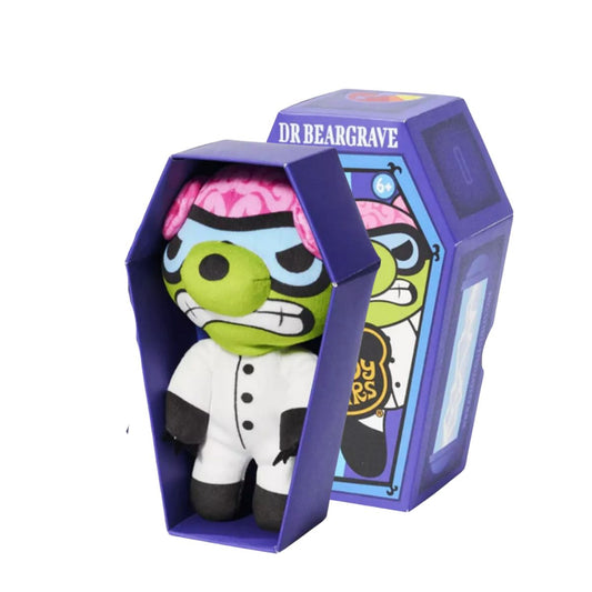 Deddy Bears Coffin 5" Inch Stuffed Animal Plush Toy Series 3, Dr Beargrave