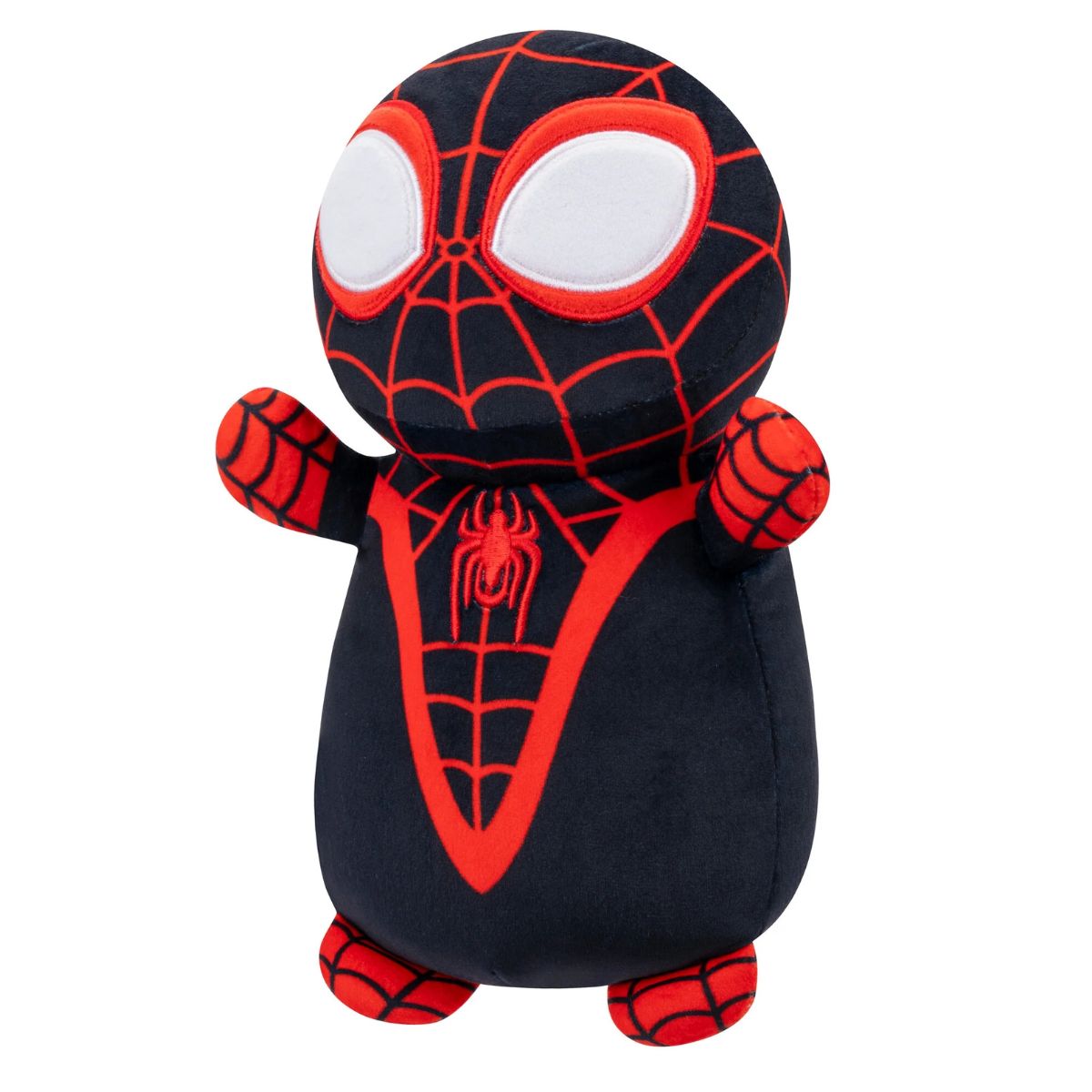 Squishmallows Hugmees Marvel Spidey and His Amazing Friends 10" inch Stuffed Toy, Miles Morales
