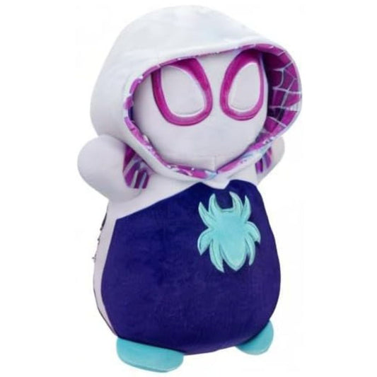 Squishmallows Hugmees Marvel Spidey and His Amazing Friends 10" inch Stuffed Toy, Ghost-Spider
