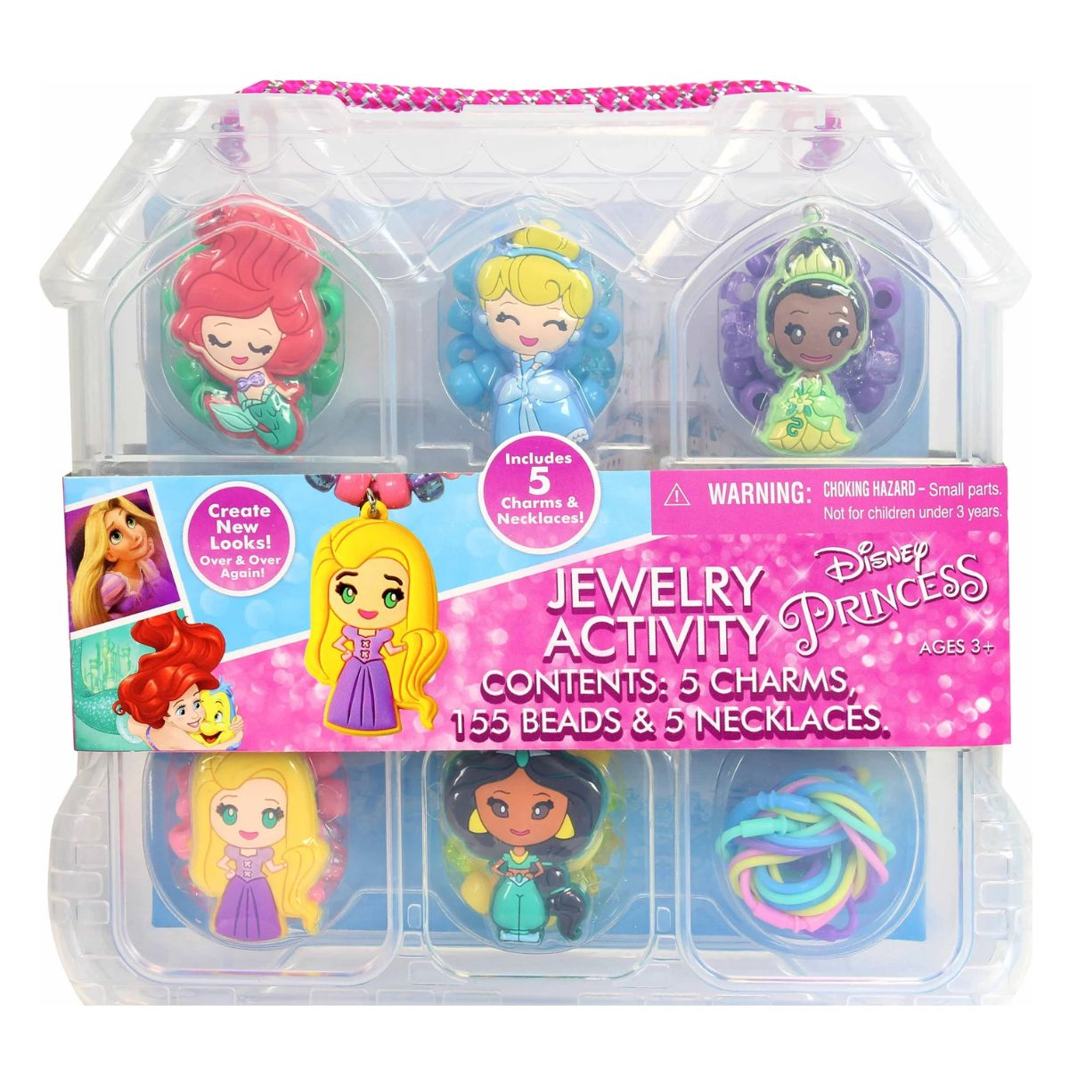 Tara Toys Disney Princess Necklace Activity Set, 205 Pieces