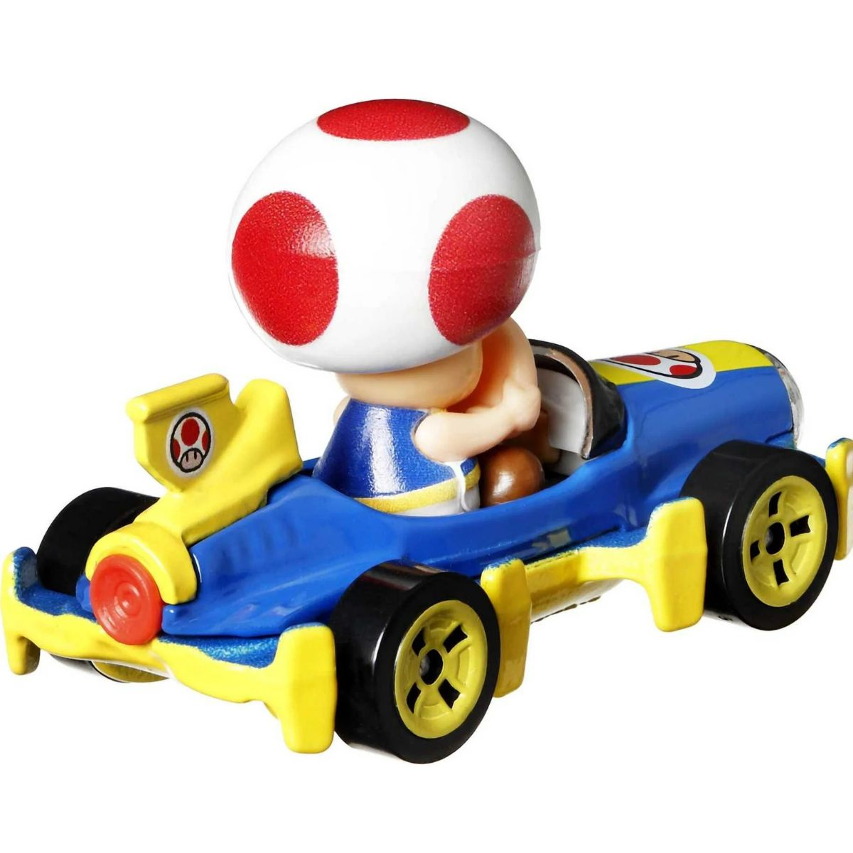 Hot Wheels Mario Kart 1:64 Die-Cast Toad Mach 8 Vehicle Car