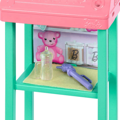 Barbie You Can Be Anything, Blonde Baby Doctor Pink Scrubs Playset