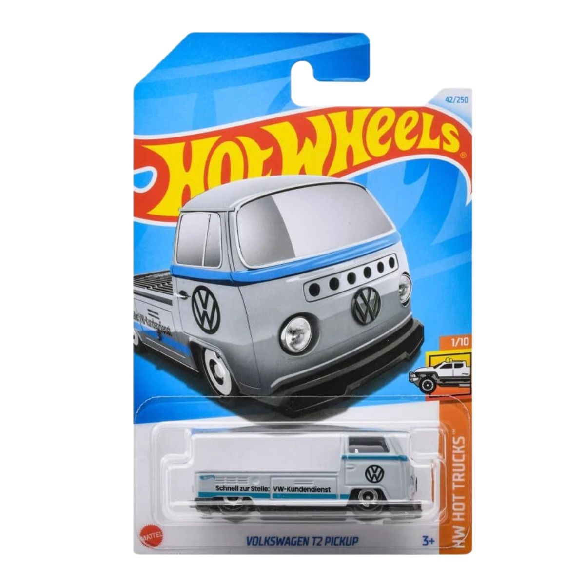 Hot Wheels Volkswagen T2 Pickup, HW Hot Trucks 1/10, Scale 1:64
