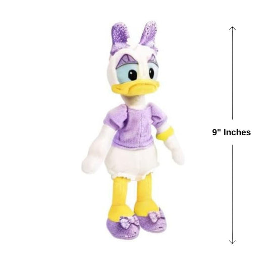 Disney Junior Mickey Mouse & Friends 9" Inch Stuffed Animal Plush Toy, Daisy Duck
