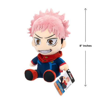 Total Anime 8" Inch Stuffed Plush Toy, Jujutsu Kaisen Yuji Itadori