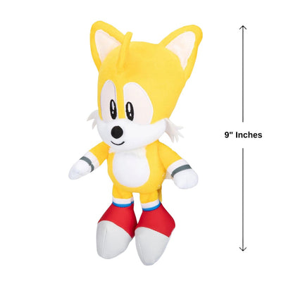 Jakks Pacific Sonic The Hedgehog Plush 9-Inch Collectible Toy, Tails