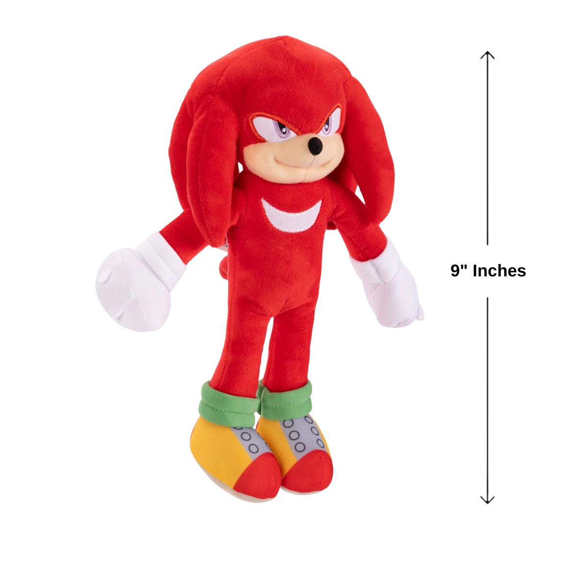 Jakks Pacific Sonic The Hedgehog 3 Movie Plush 9-Inch Collectible Toy, Knuckles