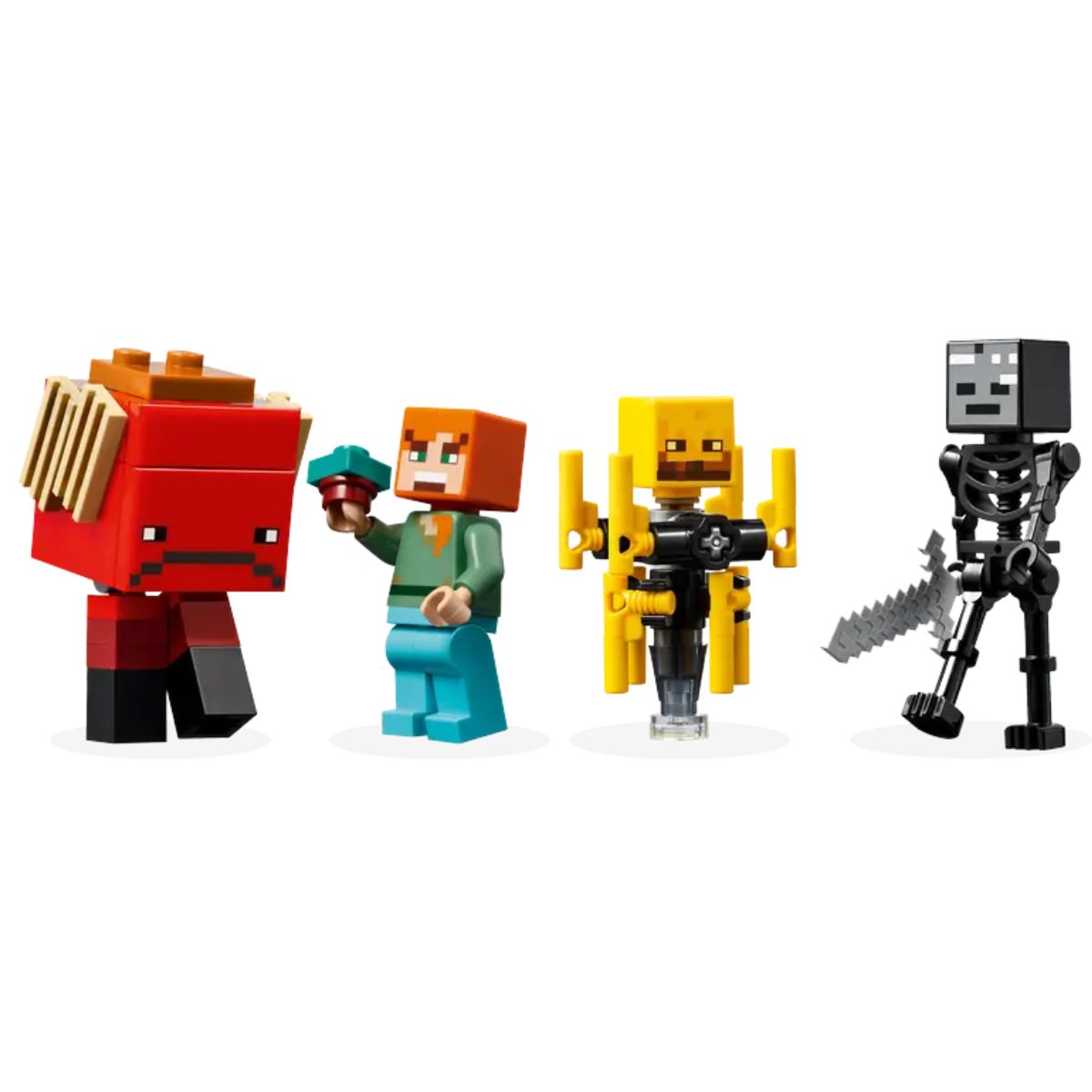 LEGO® Minecraft Nether Lava Battle Building Kit 21266, 99 Pieces