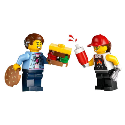 LEGO® City Burger Truck Toy Building Kit 60404, 194 Pieces