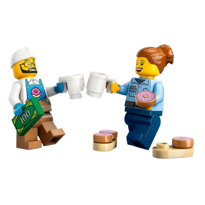 LEGO® City Donut Truck Toy Building Set 60452, 196 Pieces