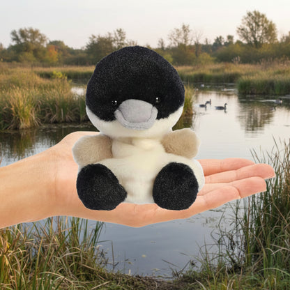 Aurora® Palm Pals™ Alberta Canadian Goose™ 5 Inch Stuffed Animal Toy #1-565 Woodland