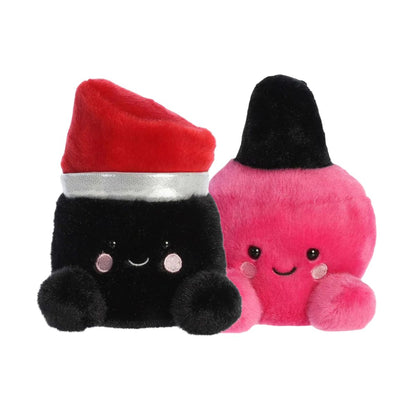Aurora® Palm Pals™ Glam Duo 5" Inch Plush Set, Lori Lipstick & Kitty Nail Polish